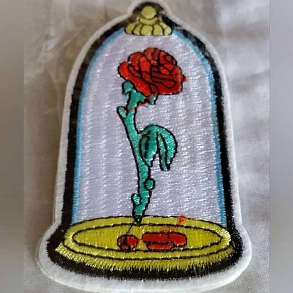 DISNEY BEAUTY and the BEAST ENCHANTED  DOME PATCH 3.75" - Picture 2 of 3